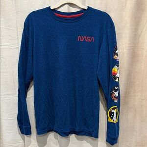 Fifth Sun NASA Blue Long Sleeve Tee